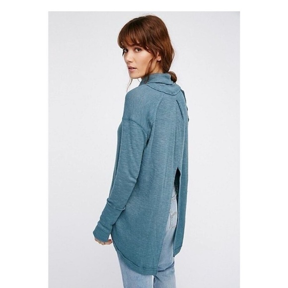 Free people we the free long‎ sleeve cowl neck - Picture 2 of 14